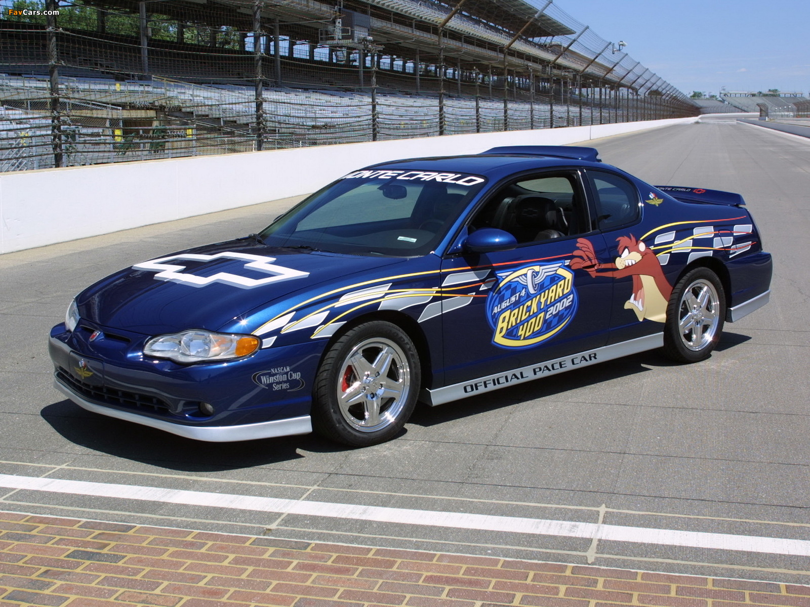 Pictures of Chevrolet Monte Carlo Brickyard 400 Pace Car 2002 (1600 x 1200)