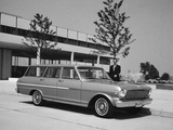 Chevrolet Chevy II Nova 400 Station Wagon (435) 1963 wallpapers