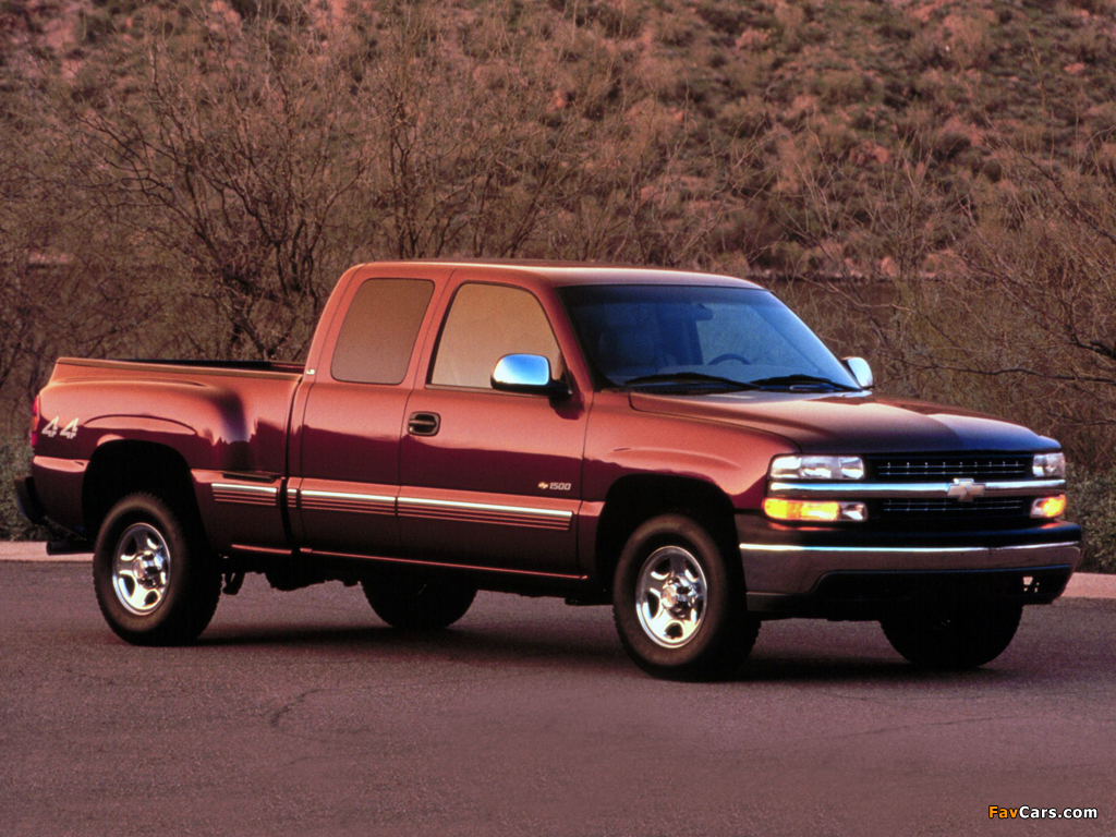 Chevrolet Silverado Flareside 1999–2002 wallpapers (1024 x 768)
