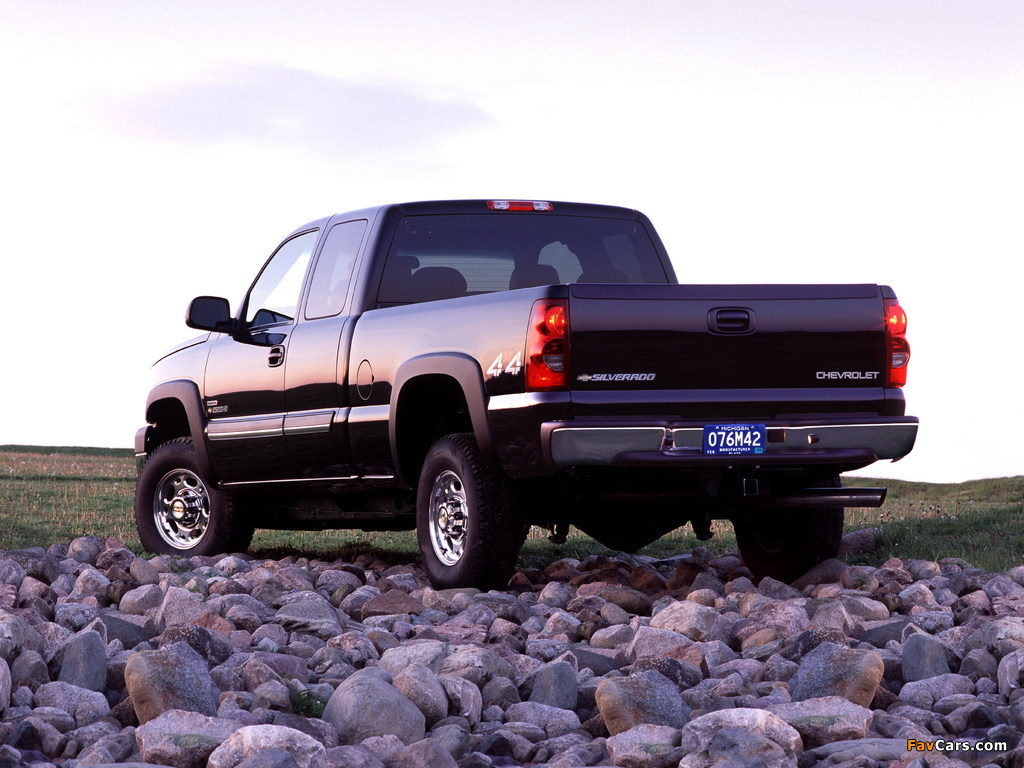 Chevrolet Silverado 2500 HD Extended Cab 2002–07 wallpapers (1024 x 768)