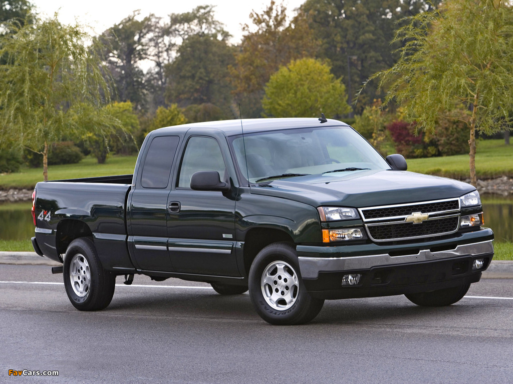 Chevrolet Silverado Hybrid Extended Cab 2004–07 images (1024 x 768)