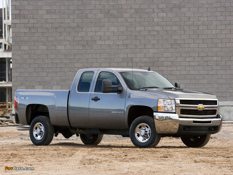 Images of Chevrolet Silverado 2500 HD Extended Cab 2007–10 (800 x 600)