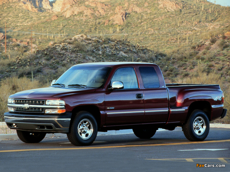 Chevrolet Silverado Flareside 1999–2002 wallpapers (800 x 600)