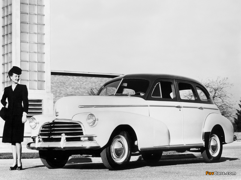 Chevrolet Stylemaster Sport Sedan (DJ-1503) 1946 photos (800 x 600)