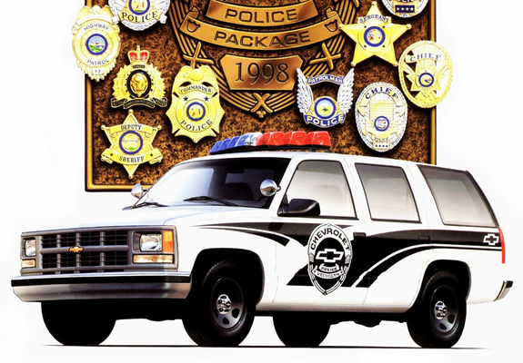 Images of Chevrolet Tahoe Police (GMT410) 1997–98