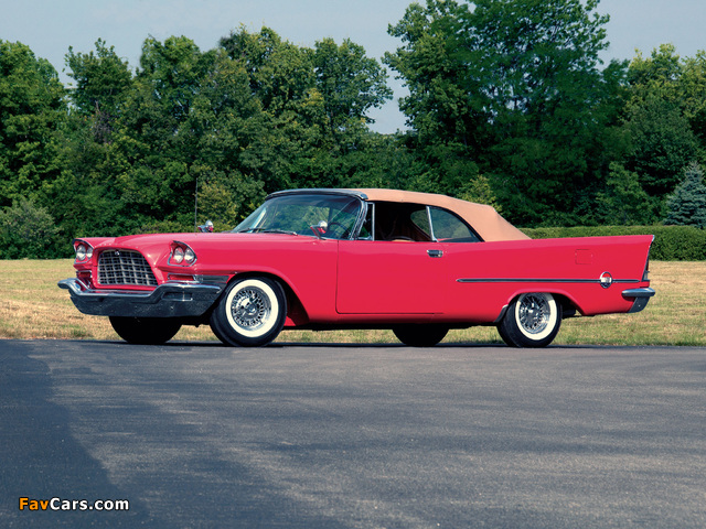 Images of Chrysler 300C Convertible 1957 (640 x 480)