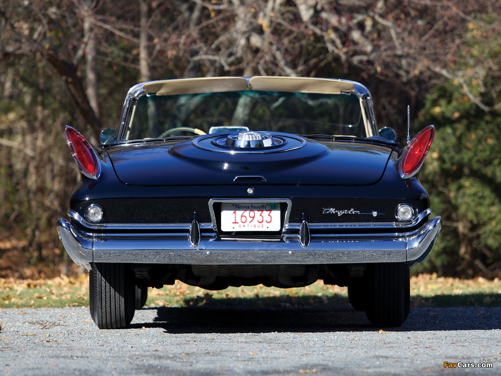 Pictures of Chrysler 300F Convertible 1960 (1024 x 768)