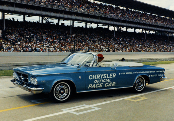 Chrysler 300 Convertible Indy 500 Pace Car 1963 wallpapers