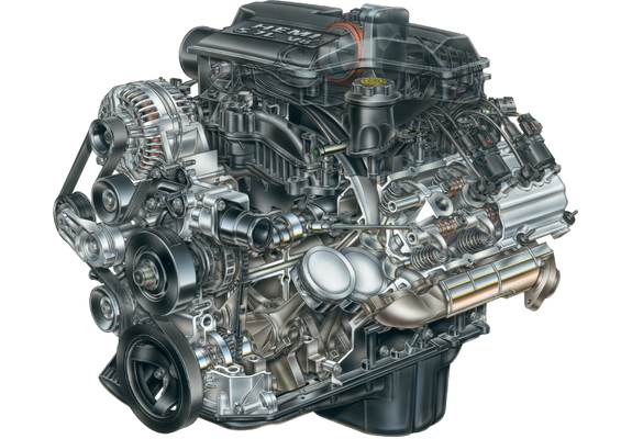 Images of Engines  Chrysler 5.7 L Hemi V8