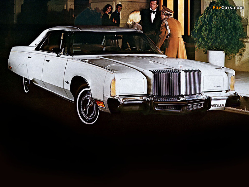 Chrysler New Yorker Brougham Hardtop Sedan (CS43) 1977 pictures (800 x 600)
