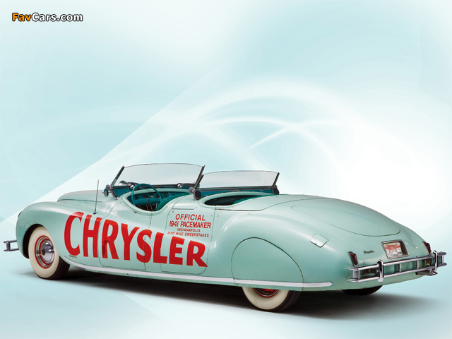 Pictures of Chrysler Newport Dual Cowl Phaeton LeBaron Pace Car 1941 (640 x 480)