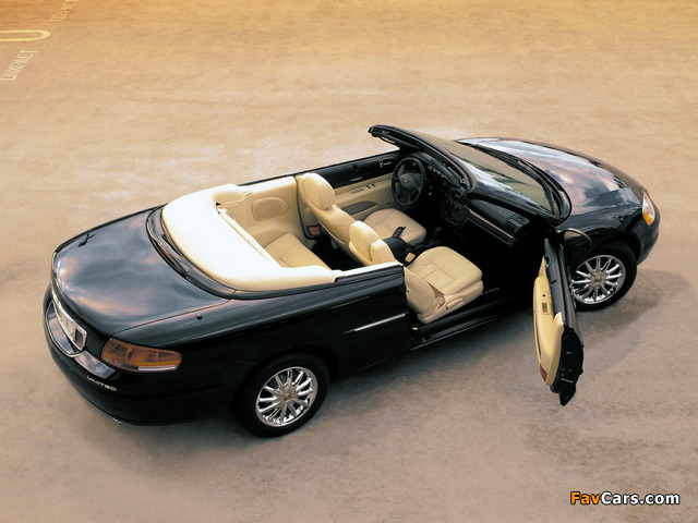 Chrysler Sebring Convertible 2001–04 photos (640 x 480)
