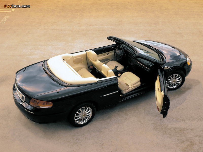 Chrysler Sebring Convertible 2001–04 photos (800 x 600)
