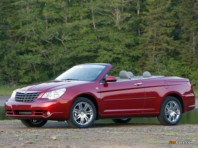 Chrysler Sebring Convertible 2007–11 images (800 x 600)