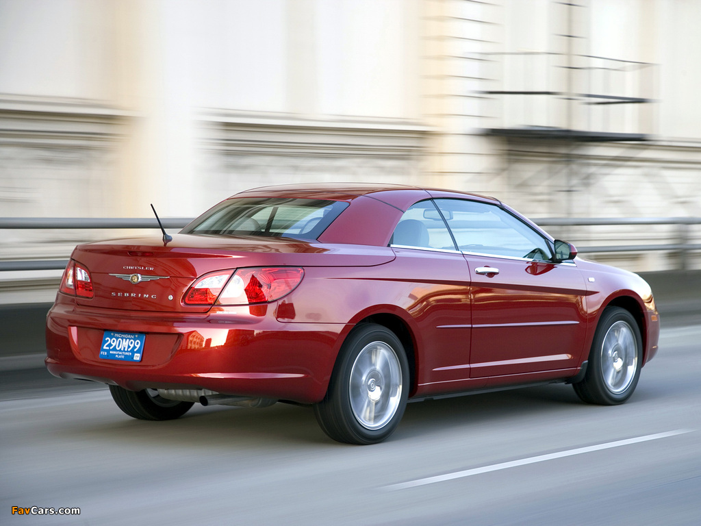 Images of Chrysler Sebring Convertible 2007–11 (1024 x 768)