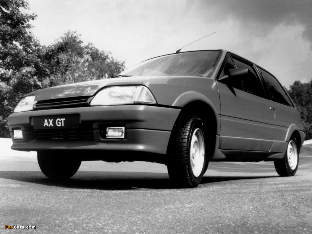 Citroën AX GT 3-door 1986–91 pictures (1024 x 768)