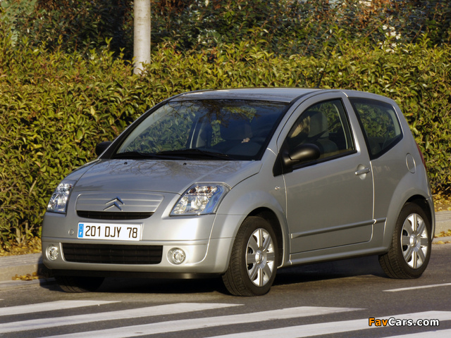 Citroën C2 Stop&Start 2005–08 wallpapers (640 x 480)