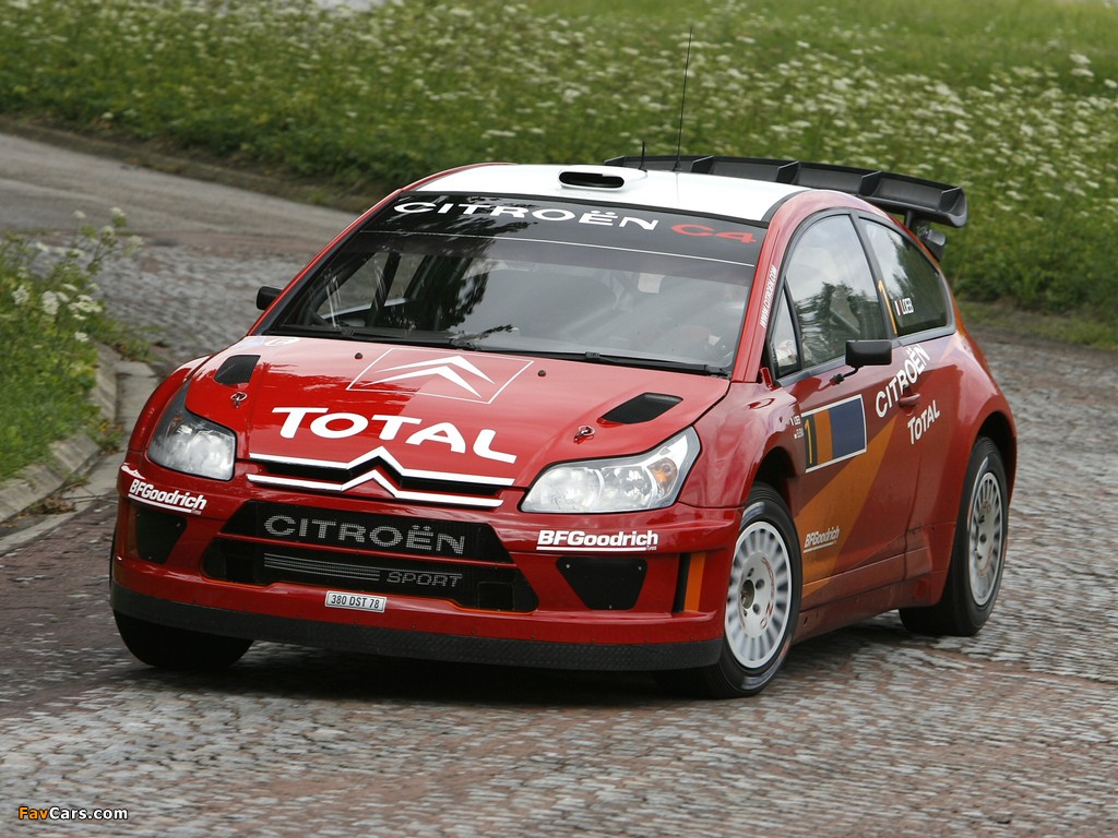Citroën C4 WRC 2007–08 images (1024 x 768)