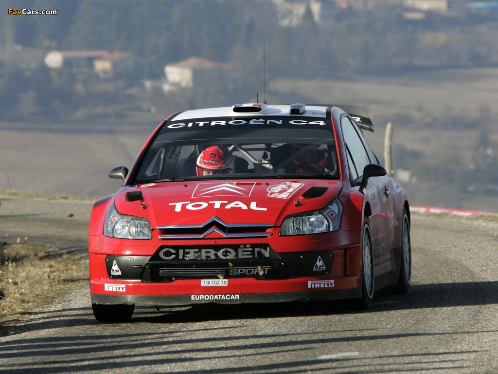 Pictures of Citroën C4 WRC 2007–08 (1024 x 768)