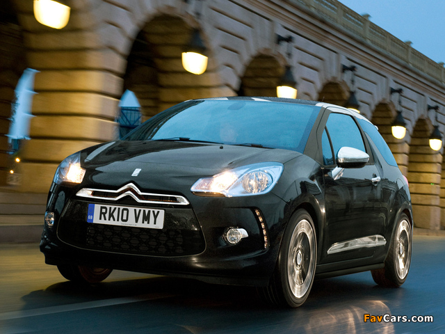 Citroën DS3 UK-spec 2009 pictures (640 x 480)