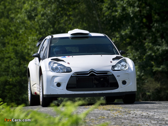 Photos of Citroën DS3 WRC Prototype 2010 (640 x 480)