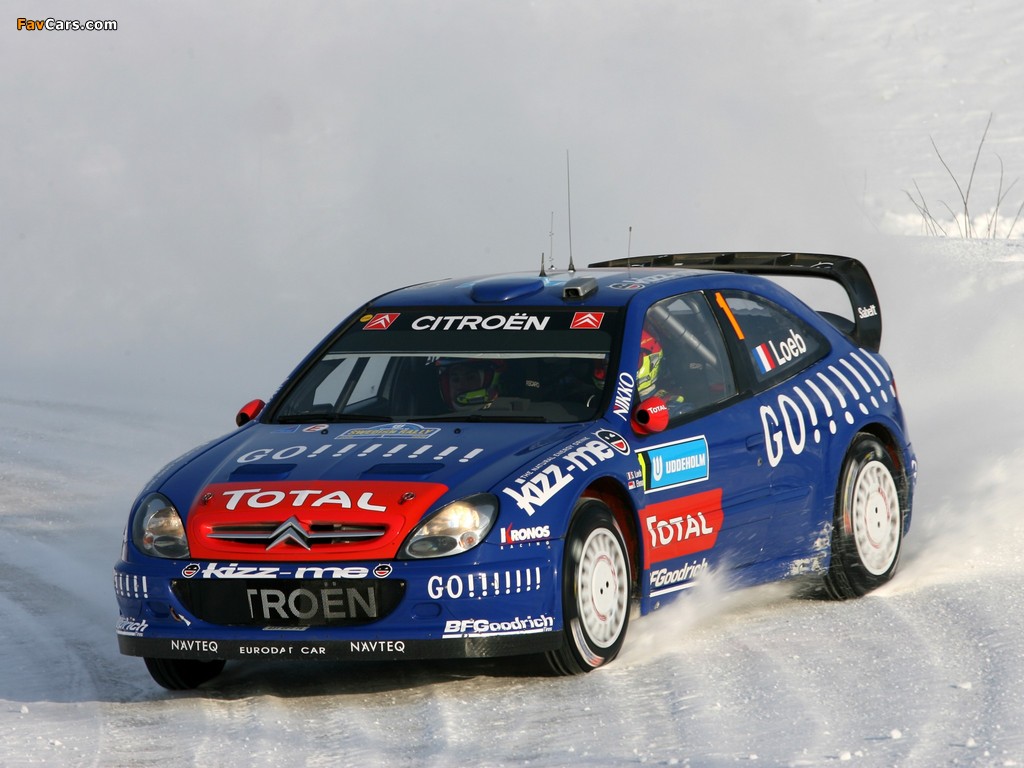 Citroën Xsara WRC 2001–06 photos (1024 x 768)