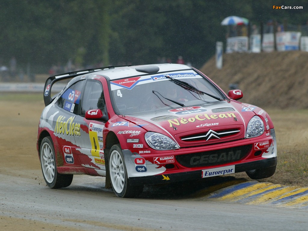 Citroën Xsara Rallycross 2004–05 images (1024 x 768)