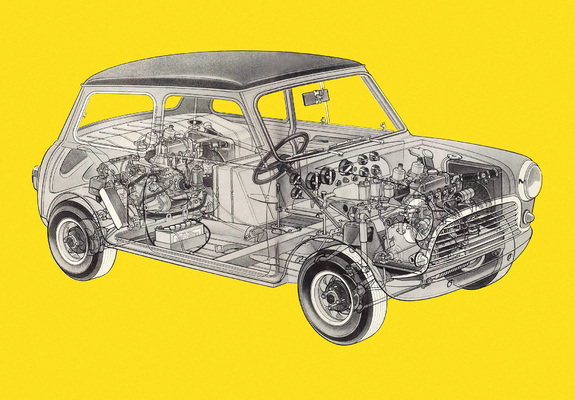 Cooper Twini Mini Prototype (ADO15) 1963 photos