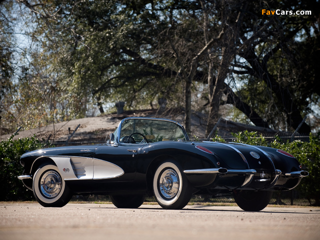 Corvette C1 Fuel Injection 1958 photos (640 x 480)