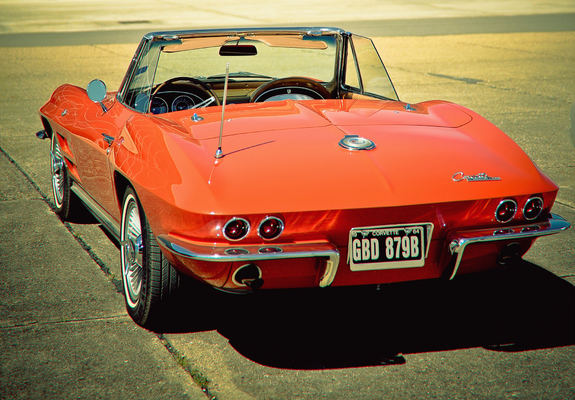 Images of Corvette Sting Ray L75 327/300 HP Convertible (C2) 1964