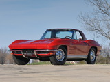 Pictures of Corvette Sting Ray L84 327/375 HP Fuel Injection Convertible (C2) 1964