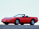 Corvette Convertible EU-spec (C4) 1991–96 wallpapers