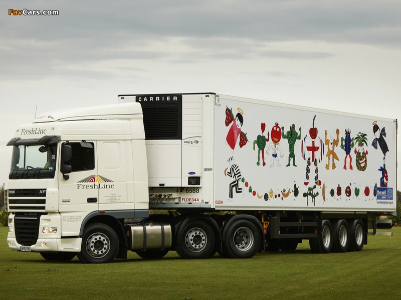 Images of DAF XF105 6x2 FTG Space Cab UK-spec 2006–12 (800 x 600)