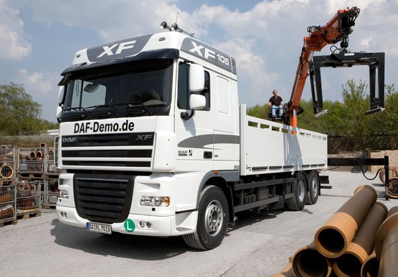 Pictures of DAF XF105 6x2 FAS Space Cab 2006–12