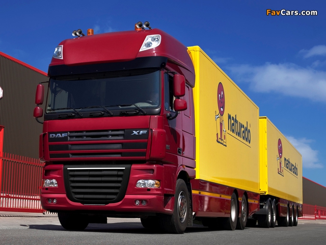 DAF XF105 6x2 FAS Super Space Cab 2006–12 wallpapers (640 x 480)