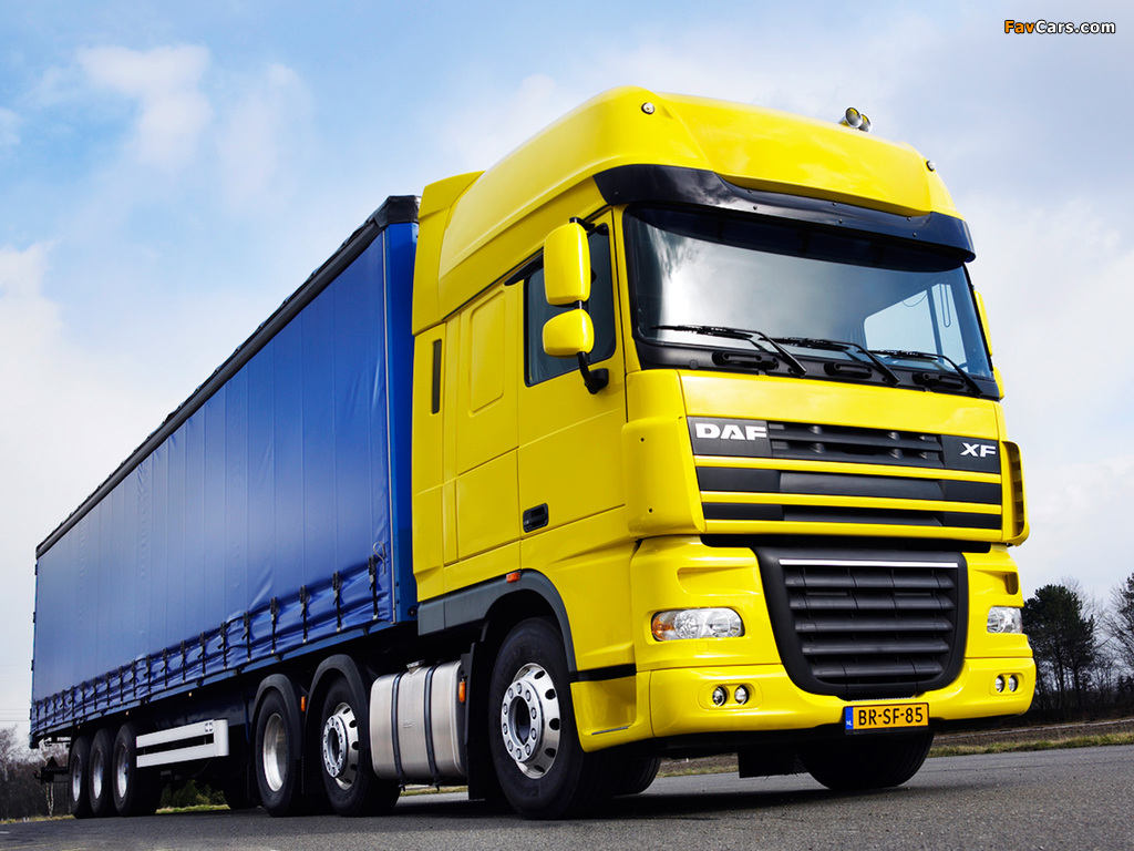 DAF XF105 6x2 FTG Super Space Cab 2006–12 wallpapers (1024 x 768)