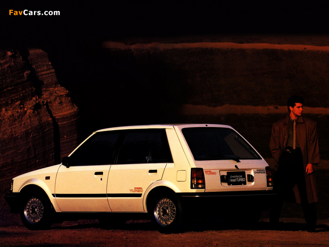 Daihatsu Charade Turbo 5-door (G30) 1985–87 wallpapers (640 x 480)