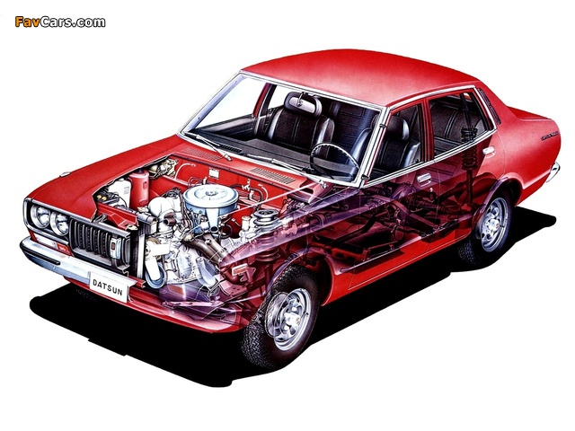 Images of Datsun 180B Sedan (810) 1976–78 (640 x 480)