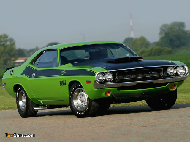 Dodge Challenger T/A 340 Six Pack 1970 pictures (640 x 480)