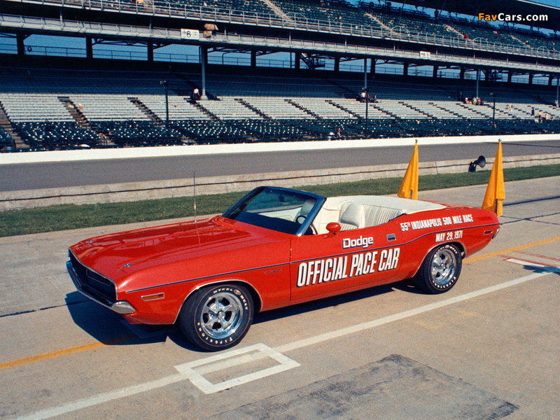 Photos of Dodge Challenger Convertible Indy 500 Pace Car 1971 (800 x 600)