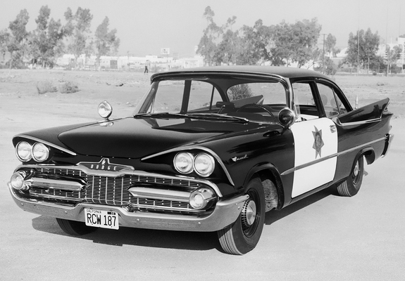 Dodge Coronet Club Sedan Police 1959 wallpapers