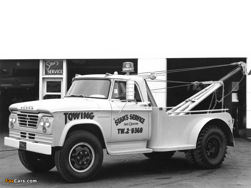 Images of Dodge D500 Tow Truck 1964 (800 x 600)