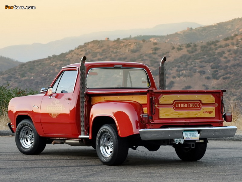 Photos of Dodge Adventurer Lil Red Express Truck 1978–79 (800 x 600)
