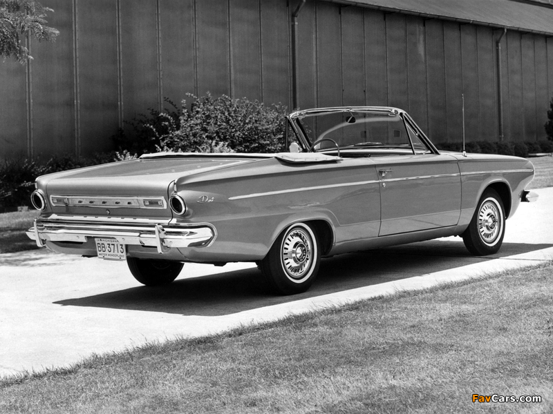 Pictures of Dodge Dart Convertible 1963 (800 x 600)