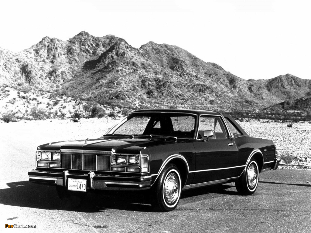 Dodge Diplomat Medallion Coupe (GP22) 1977 pictures (1024 x 768)