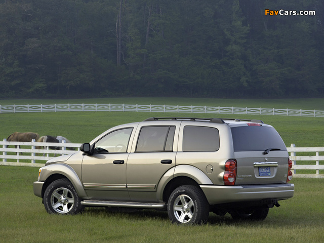 Dodge Durango Limited 2003–06 wallpapers (640 x 480)