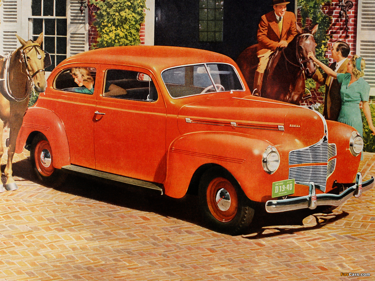 Dodge Luxury Liner Special 2-door Sedan 1940 images (1280 x 960)