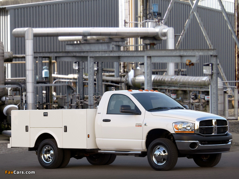 Images of Dodge Ram 3500 Chassis Regular Cab 2006–09 (800 x 600)