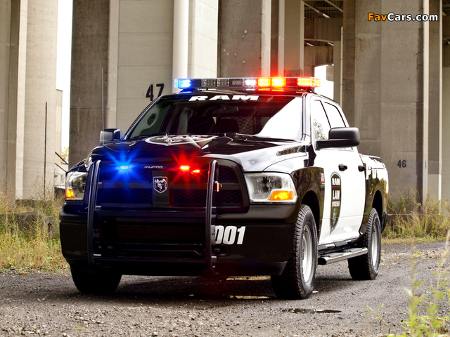 Ram 1500 Crew Cab Special Service Package Police Truck 2011 wallpapers (640 x 480)