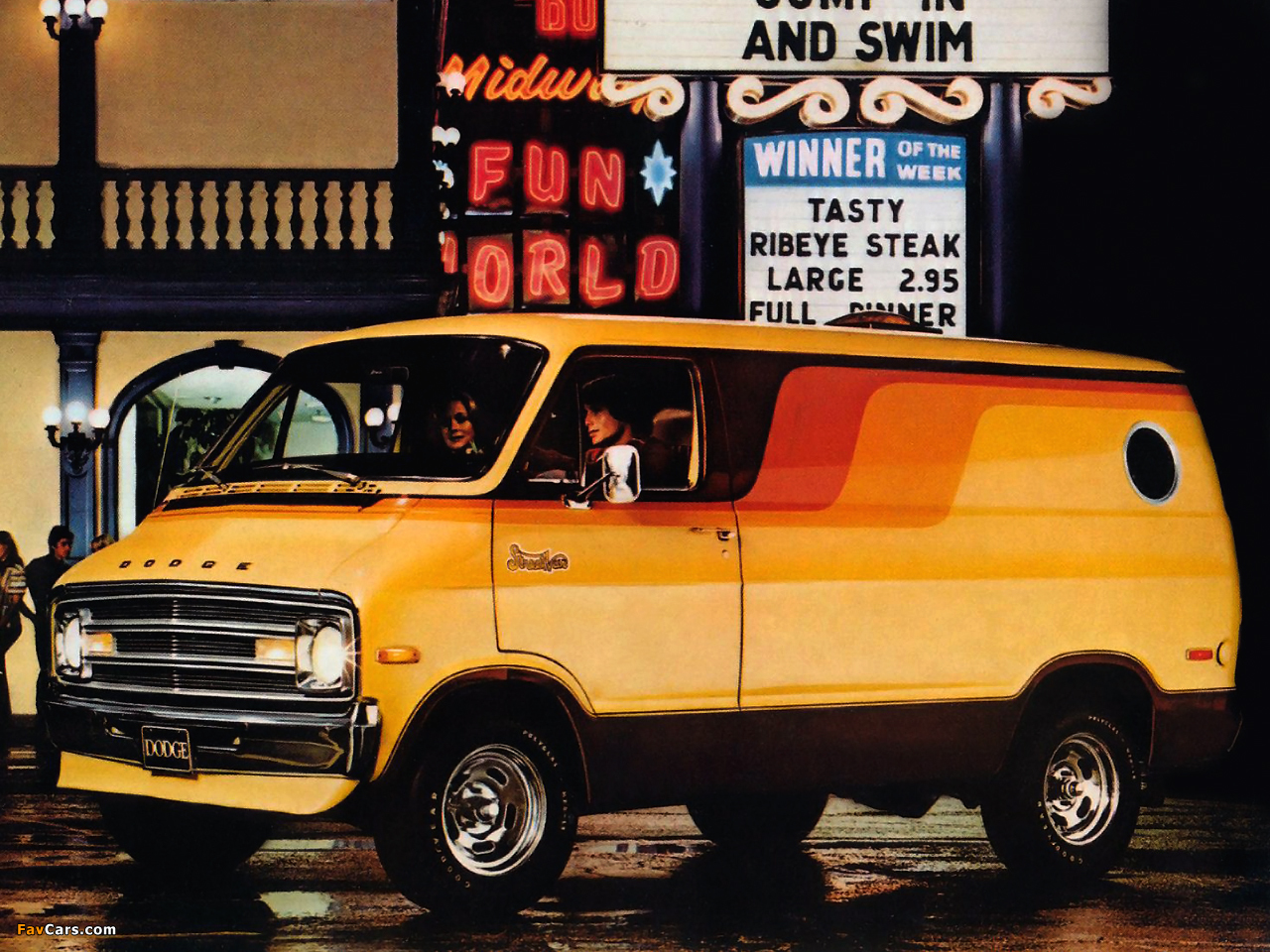 Dodge Street Van 1976–77 wallpapers (1280 x 960)